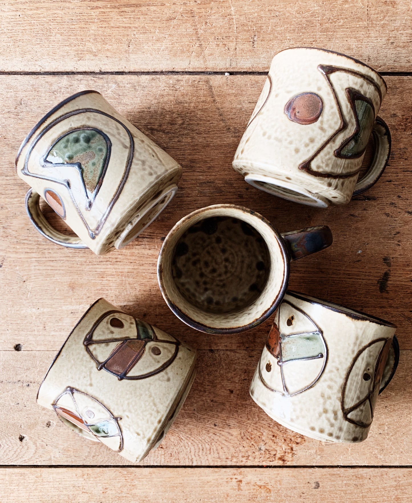 1970’s Pottery Mugs