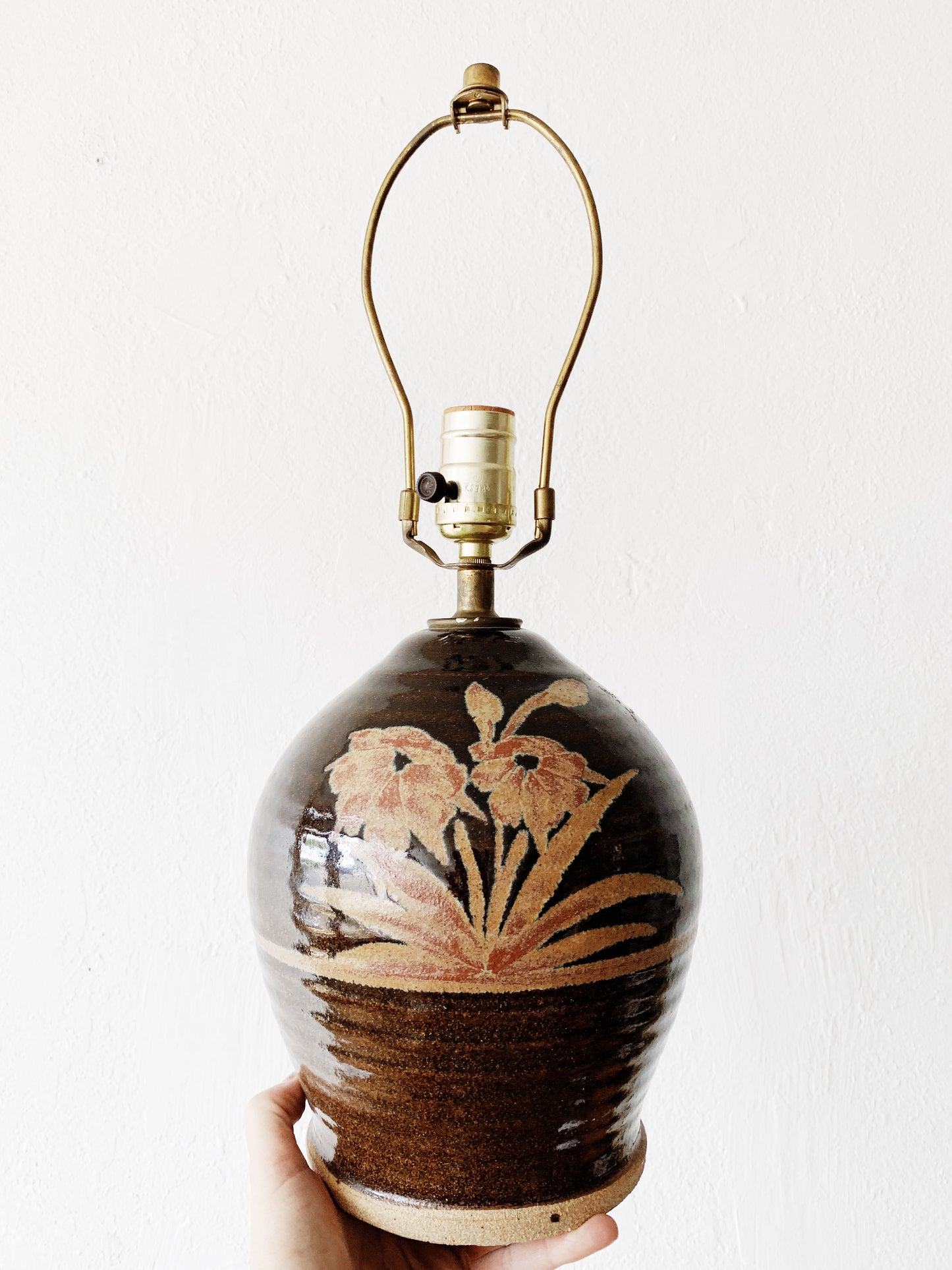 Vintage Pottery Lamp