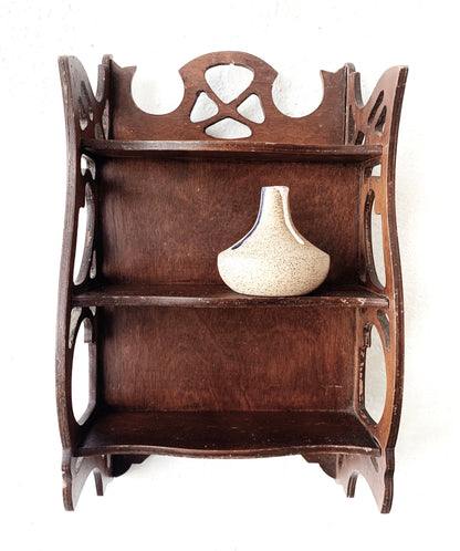 Antique Cutout Shelf