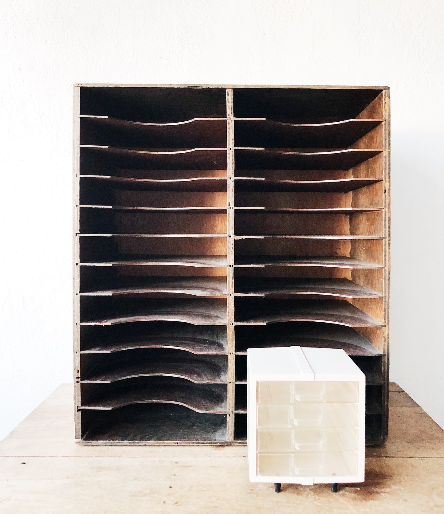 Large Vintage Flat File
