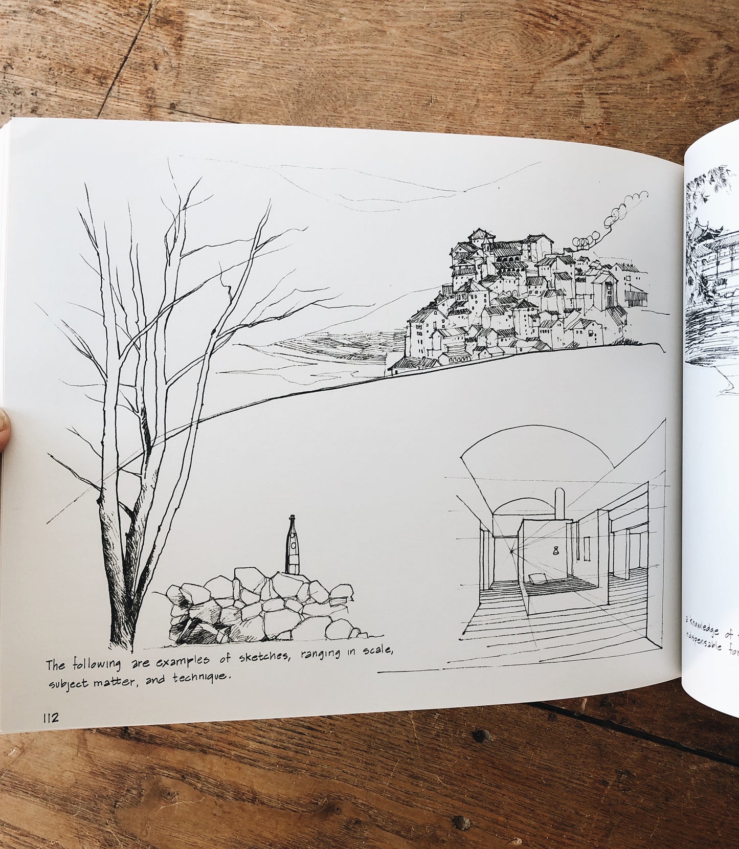 Vintage Architectural Drawing Book