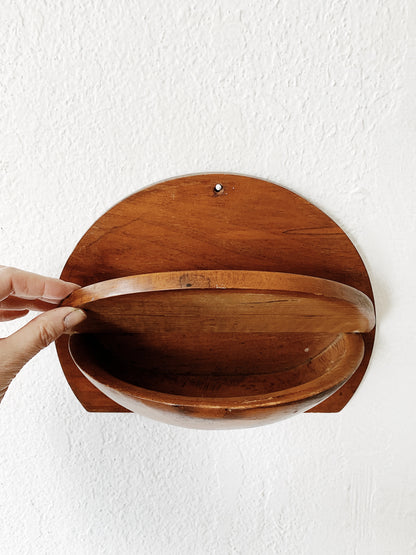 Vintage Wood Wall Shelf