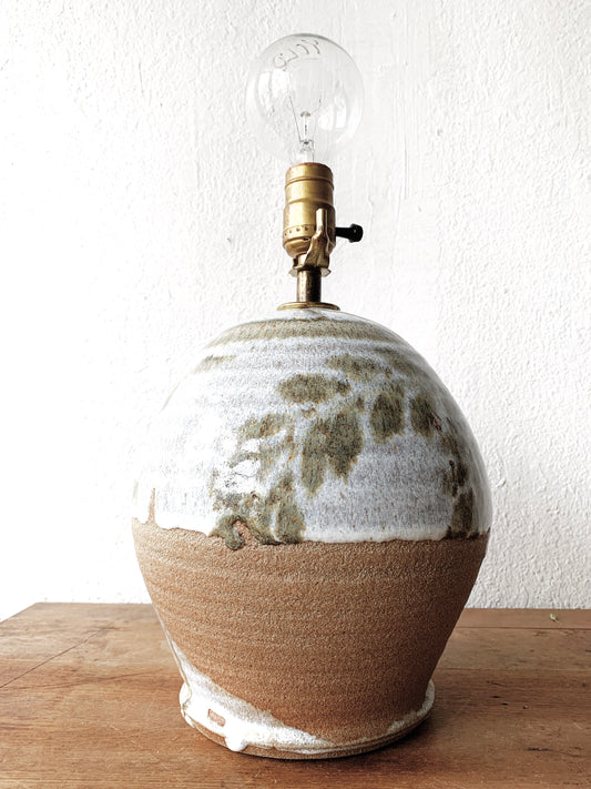 Vintage Pottery Lamp