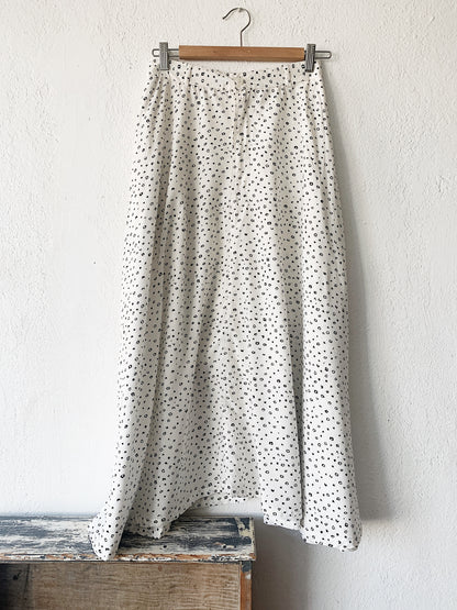 Vintage Rayon Skirt with Pockets