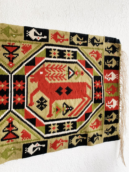 Vintage Woven Wool Wall Hanging