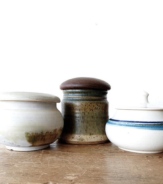 Lidded Pottery Jar