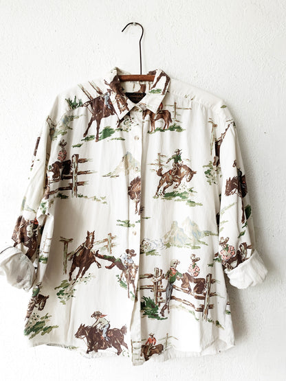 Vintage Cotton Button Up