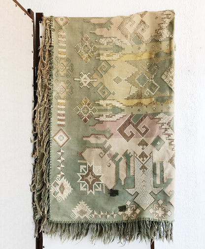 Stunning Cotton Woven Tapestry / Rug