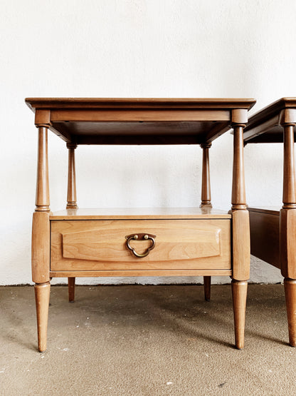 Heywood Wakefield Vintage Solid Maple  End Table