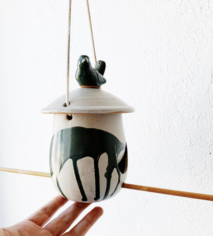 Handmade Ceramic Bird Feeder