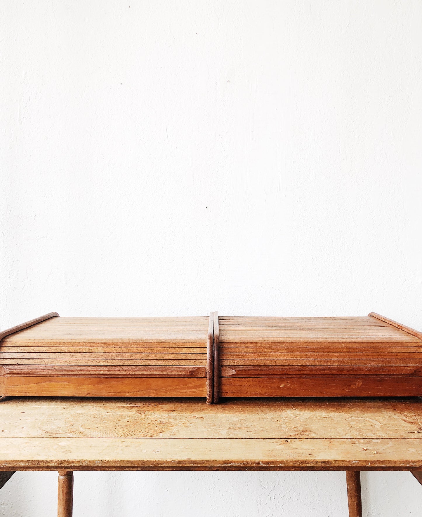 Vintage Teak Flat Storage