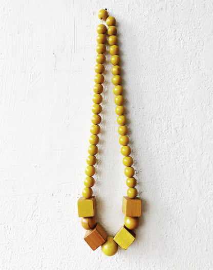 Chunky Wood Necklace