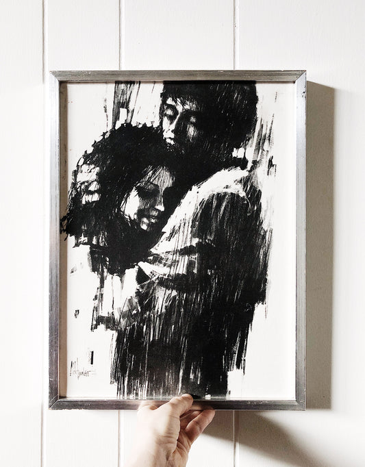 Vintage Alto Luongo Litho on Canvas