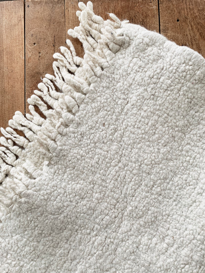 Thick Vintage Wool Rug