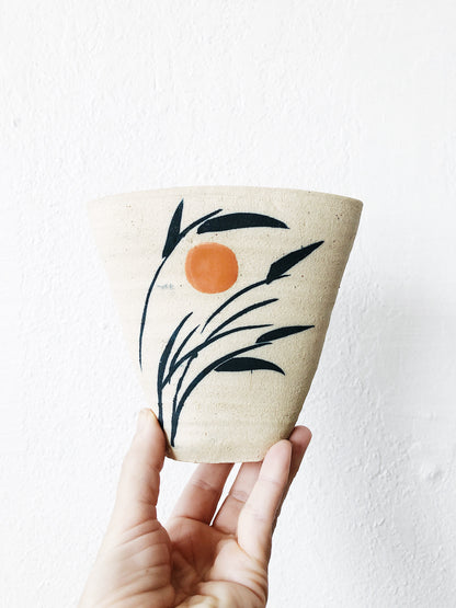 Vintage Handmade Ceramic Weed Vase