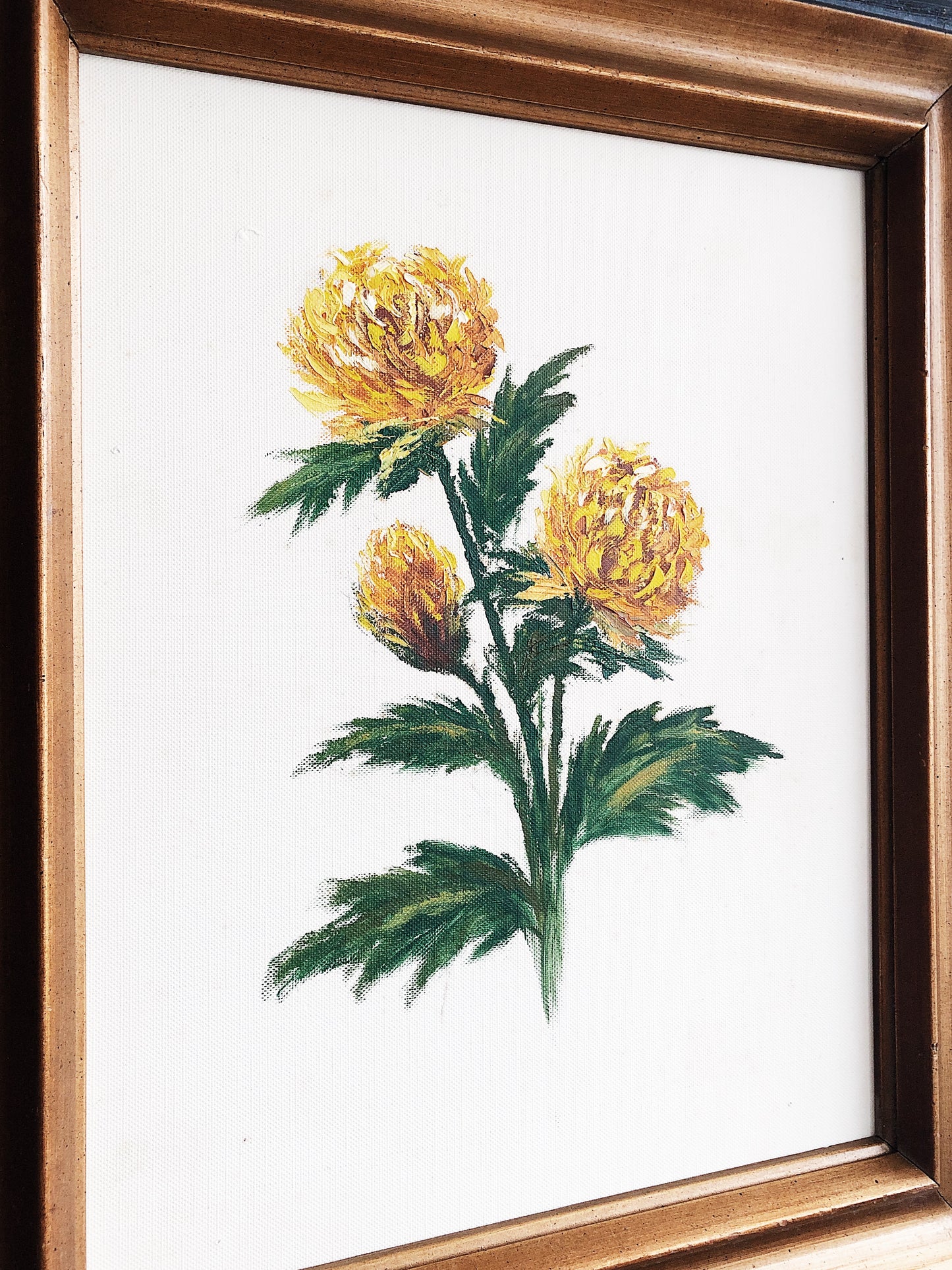 Vintage Floral Still Life Painting