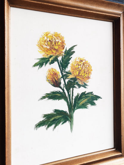 Vintage Floral Still Life Painting