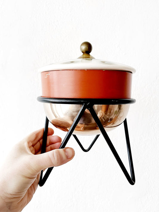 RESERVED SUZANNE Enamel Bowl and Stand