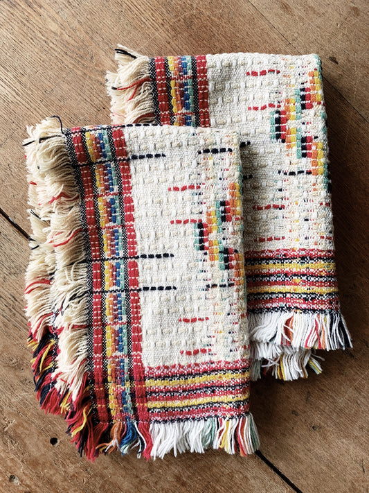 Pair of Vintage Woven Placemats