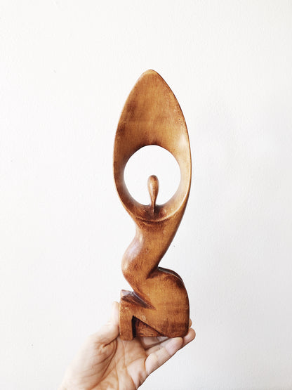 Vintage Wood Sculpture
