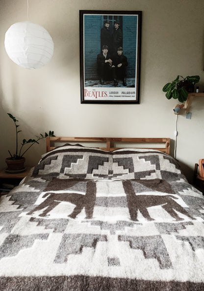 Vintage Alpaca Blanket
