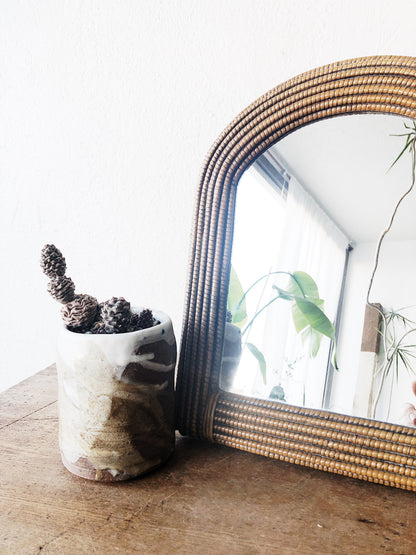Vintage Resin Arched Mirror