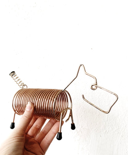 Mid Century Metal Coil Holder