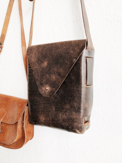 Leather Messenger Bag by dean.