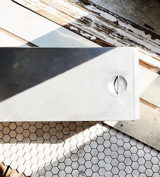 Mid Century Stainless Steel Wall Cupboard