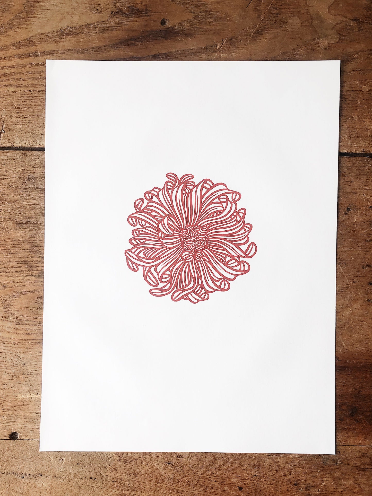 Vintage Czechoslovakian Wood Cut