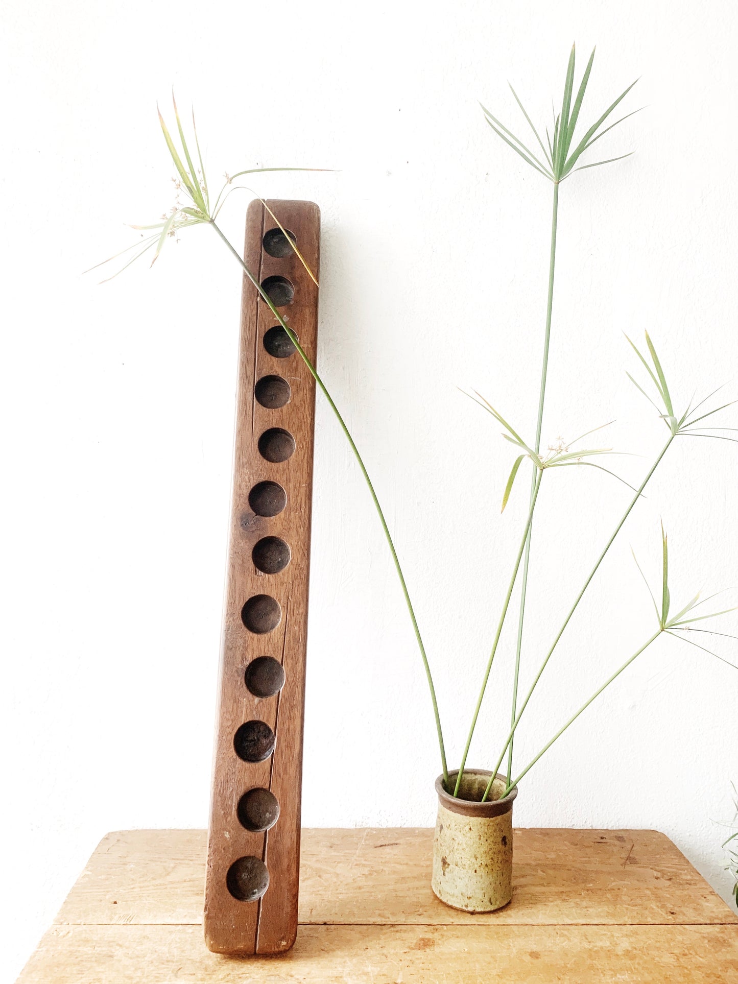 Extra Long Handmade Wood Votive Holder