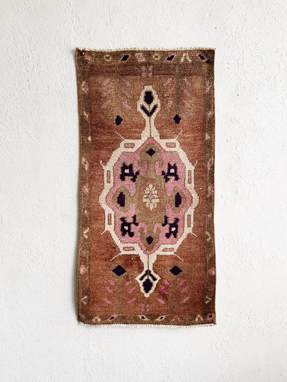 Vintage Turkish Mini Rug