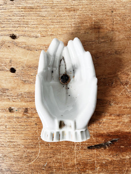 Vintage Porcelain Hands Dish