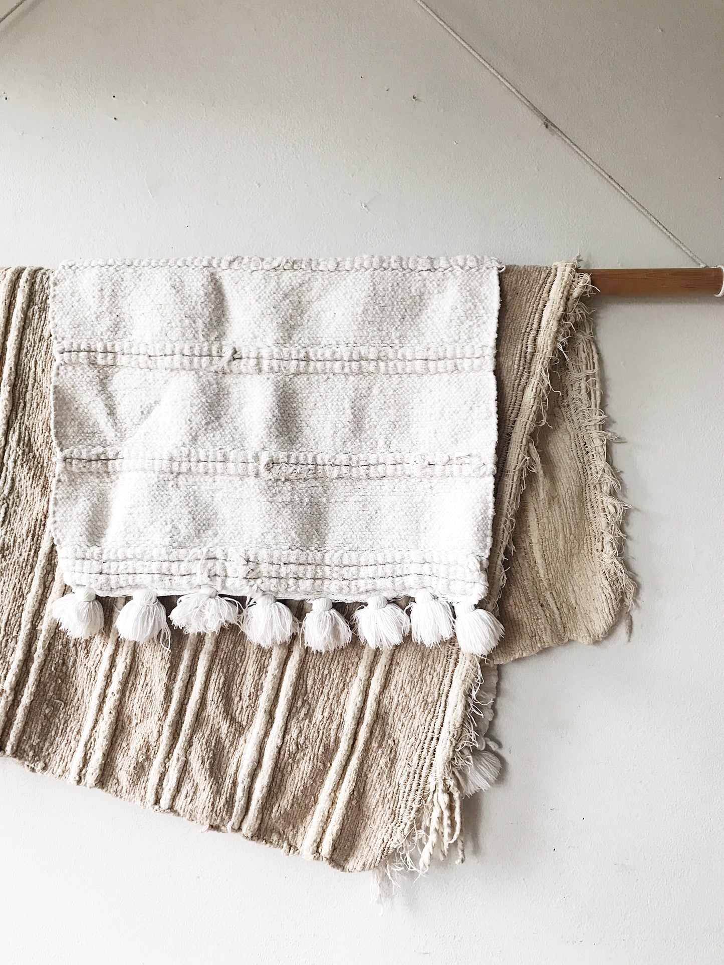 Vintage Indian Cotton Rag Rug