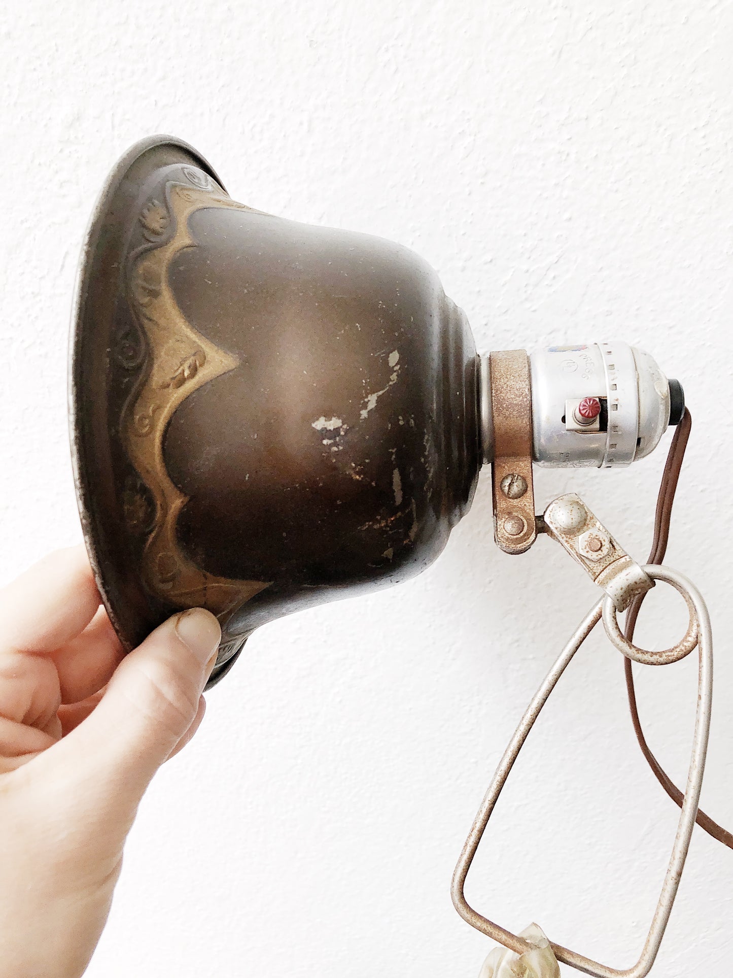 Vintage Industrial Clamp Lamp