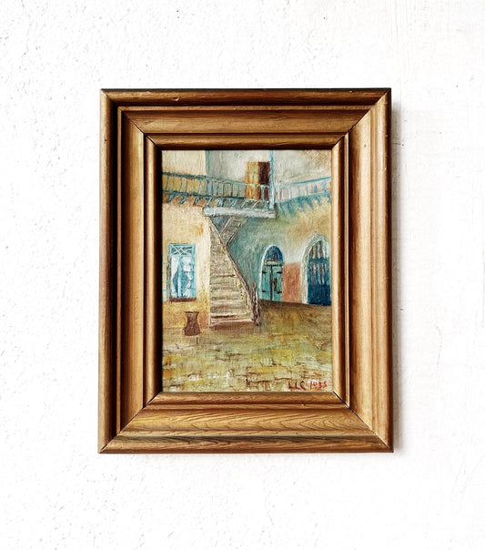 1930s Architectural Painting