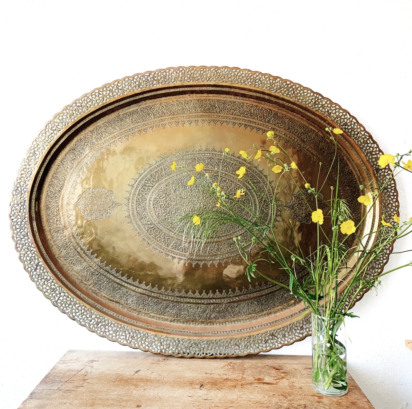 Extra Large 1970’s Bedouin Solid Copper and Brass