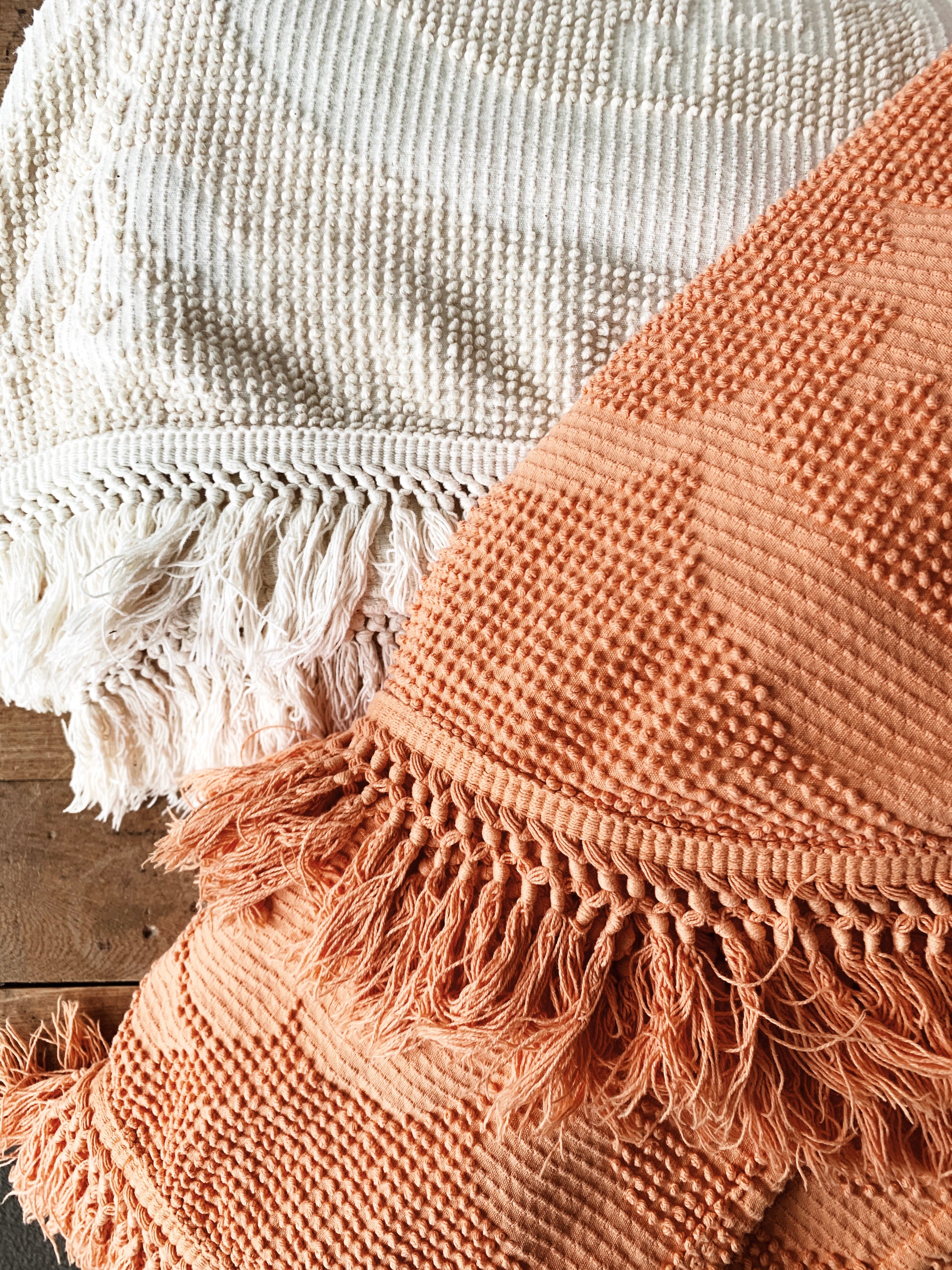 Vintage Cotton Bedspread - Thumbnail 3