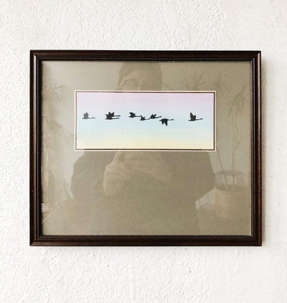 Vintage Original Flying Geese Artwork