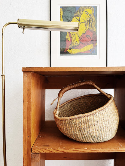 Vintage Bolga Basket
