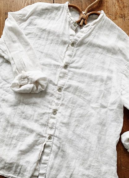 FLAX Linen Button Up