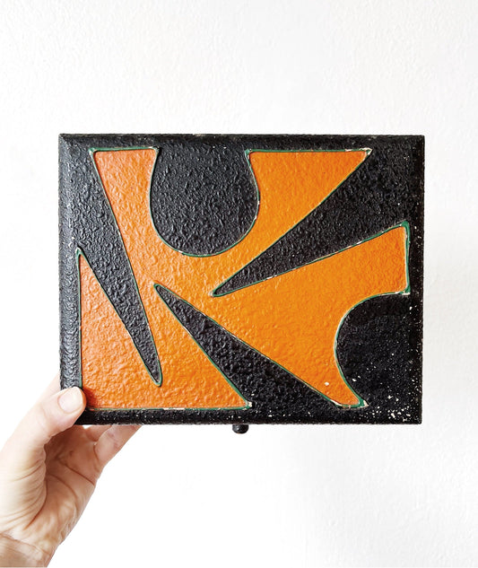 Art Deco Era Painted Box