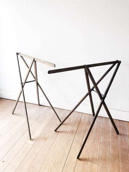 Vintage Pair of Wooden Table Stands