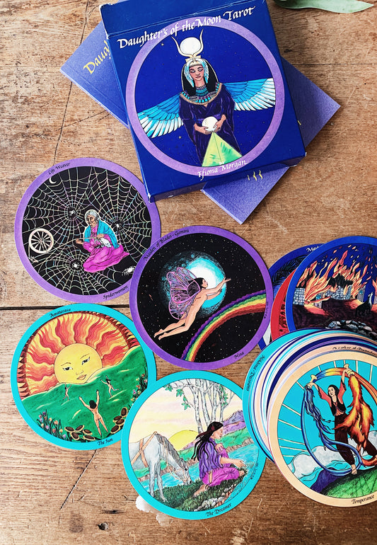 Vintage Daughter’s of The Moon Tarot Deck and Guidebook