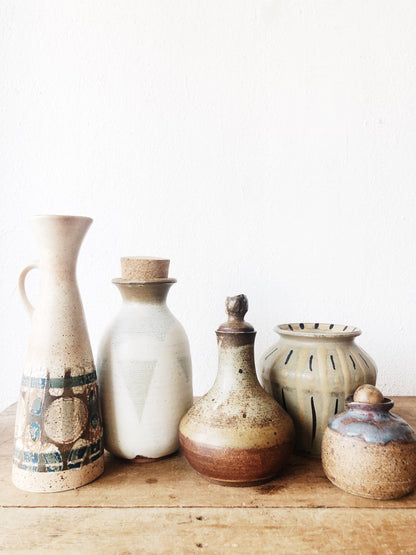 Vintage Handmade Pottery Vessel