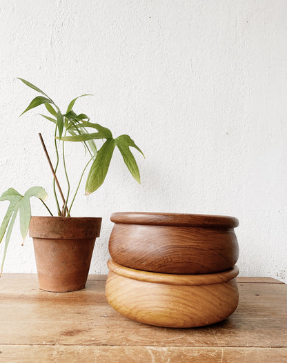 Vintage Medium Sized Teak Bowl