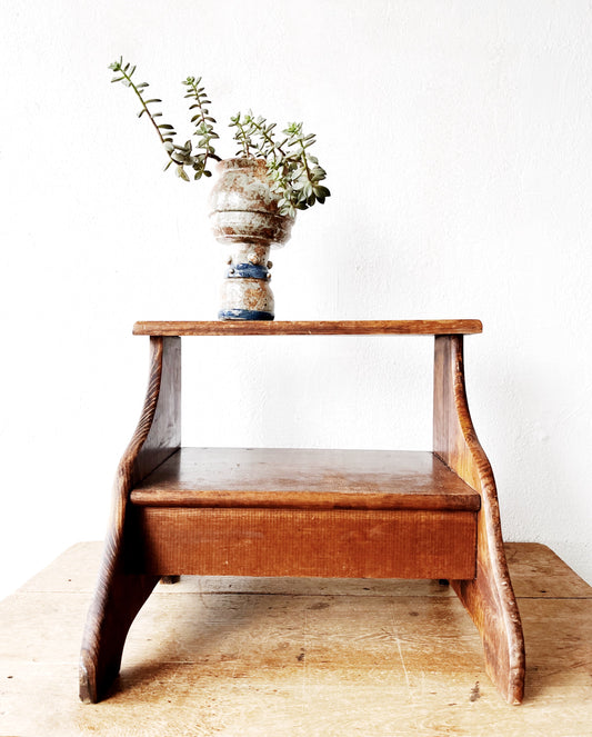 Old Wooden Step Stool