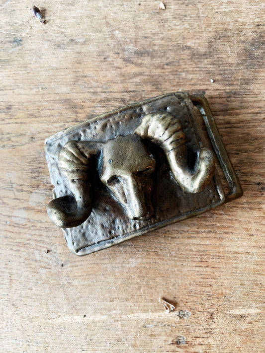 Handmade Solid Brass Belt Buckle