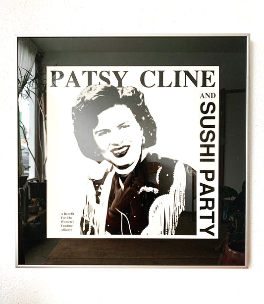 Vintage Framed Patsy Cline Benefit Poster