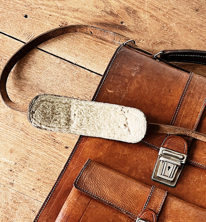 Vintage Leather Cross Body Satchel